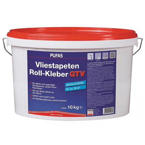 PUFAS Vliestapeten Roll-Kleber GTV gebrauchsfertig 10kg