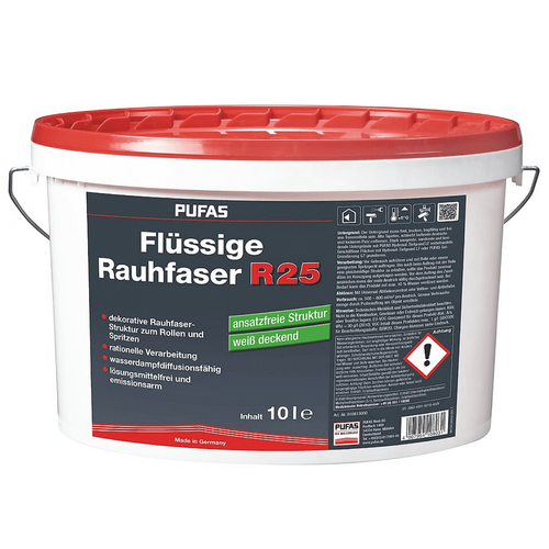 PUFAS Flüssige Rauhfaser R25 10 l