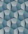 Vliestapete 3D-Effekt Blau Silber Metallic A54603 1