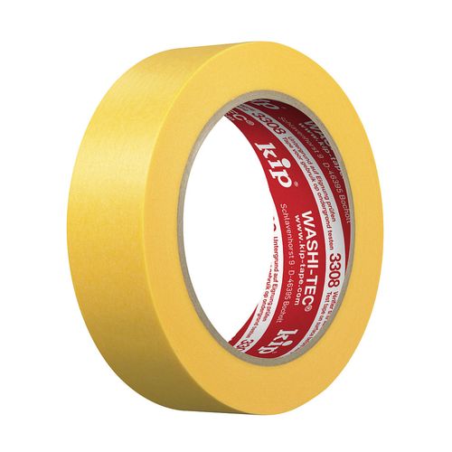 Premium Abdeckband Washi-Tec gelb KIP 3308 30mm x 50m