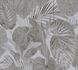 Vliestapete Blätter Tropisch Grau Anthrazit Silber 39355-5 Scan 2