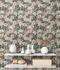 Vliestapete Floral Vintage Blumen Rosa Grün 39426-2 Zimmer 1