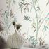 Vliestapete Floral Bambus Motiv Weiß Grün Braun 10388-18 Zimmer 1