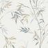 Vliestapete Floral Bambus Motiv Weiß Grau Beige 10388-38 3