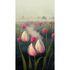 Fototapete Floral Tulpen Nebel Grau Rosa 2523N-81 2