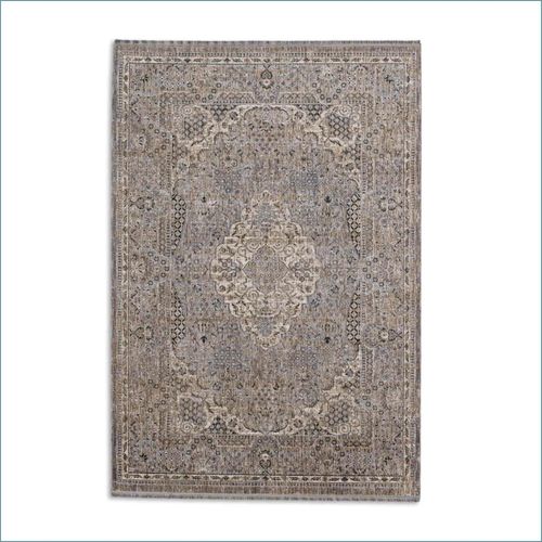 Kurzflor Teppich Orientalisch beige braun Sarezzo