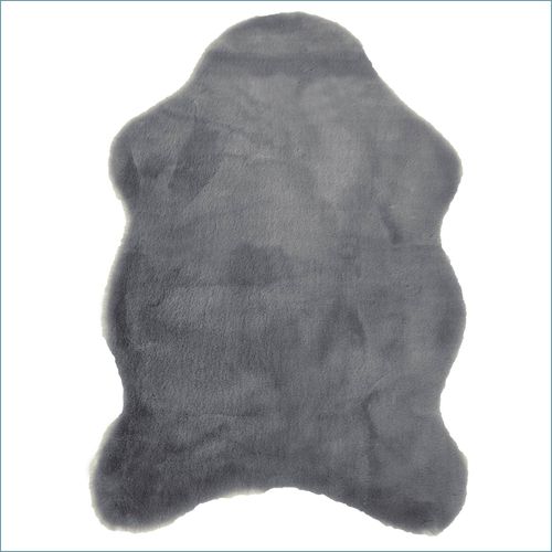 Fellteppich flauschig grau Dekofell weich Astra Elda