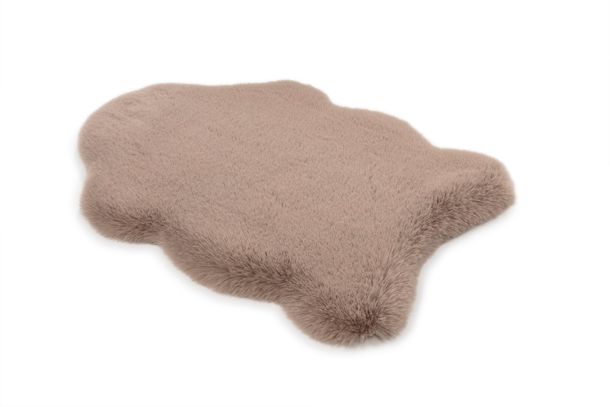 Kunstfell Teppich Schöner Wohnen braun Tender Deluxe Perspektive