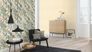 Vliestapete Rasch Blätter Palmen Beige Blau Grün 865202 5