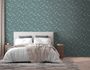 Vliestapete Floral Grün Silber Metallic 39768-3 Schlafzimmer 5