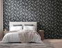 Vliestapete Floral Schwarz Grau Silber Metallic 39768-5 Schlafzimmer 5