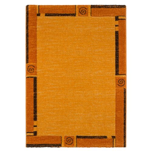 Teppich Florenz 120 x 170 cm Bordüre Grafisch Orange