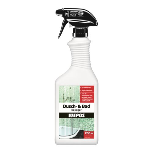 Wepos Dusch- & Bad Reiniger Kalk Spray 750 ml