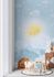 Vliestapete Kinder Himmel Mond Blau Gelb 77064-1 2