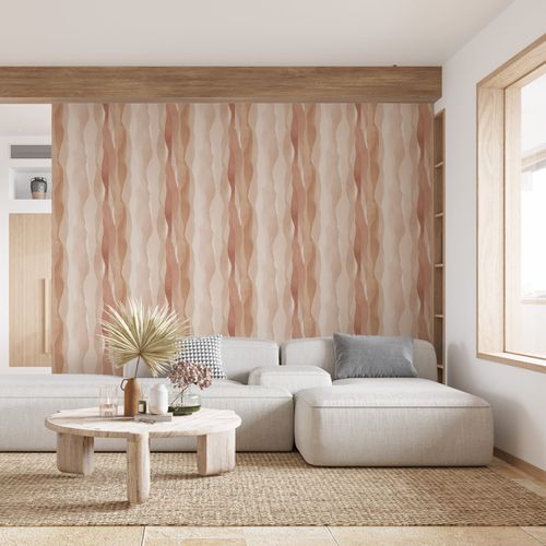 Vliestapete Aquarelloptik Modern Beige Braun 81632