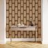 Vliestapete Holzoptik Grafik Braun Beige 81637 1