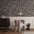 Vliestapete Floral Blätter Ranken Braun Beige 81639 1