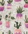 Vliestapete Floral Kaktus Aquarell Grau Grün Lila 81653 2