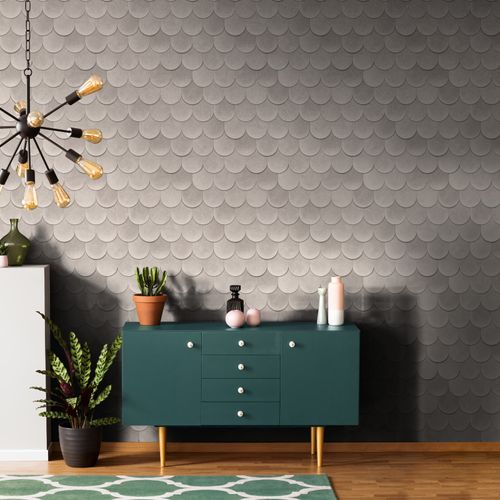 Vliestapete Ziegel Kachel Betonoptik Beige Grau 81654