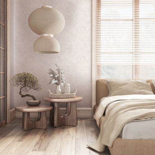 Vliestapete Holzoptik Shabby Grau Beige 81699