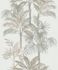 Vliestapete Dschungel Palmen Creme Braun 82454 2