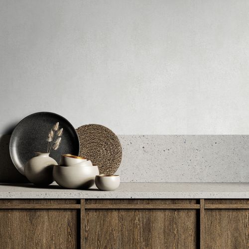 Vliestapete Uni Betonoptik Modern Hellgrau 82469