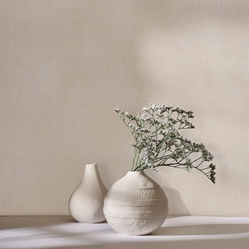 Vliestapete Uni Betonoptik Modern Beige Creme 82472