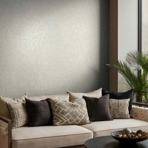 Vliestapete Struktur Uni Used-Look Beige Grau 35550