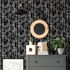 Vliestapete Floral Bambus Blätter Schwarz Grau 81672 1