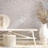 Vliestapete Floral Wildblumen Creme Gold Metallic 82463 3