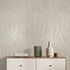 Vliestapete Grafisch Wellen Grau Beige Metallic 82475 1