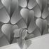 Vliestapete Grafik 3D-Effekt Grau Silber Metallic 10423-29 Zimmer 4