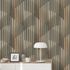 Vliestapete Grafik Streifen Grau Gold Metallic 10471-15 Zimmer 4