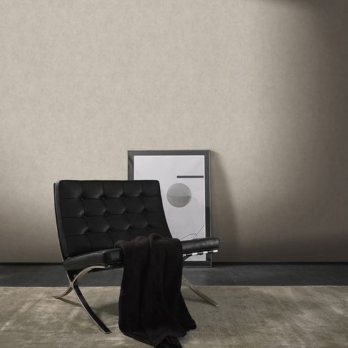 Vliestapete Uni Textiloptik Grau Beige Glitzer 10473-38 Raum
