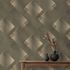 Vliestapete Grafisch Abstrakt Grau Gold Metallic 10479-15 Zimmer 4