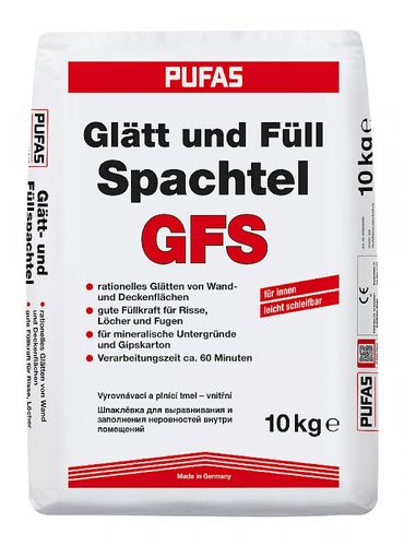 Pufas Glätt- und Füllspachtel GFS Innenspachtel 10 kg