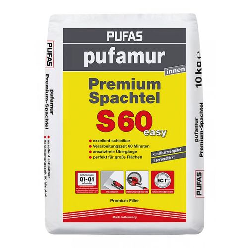 pufamur Premium-Spachtel S60 easy kunstharzvergütet 10 kg