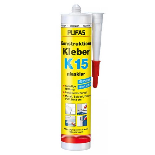 Pufas Konstruktions-Kleber K15 glasklar 300 g