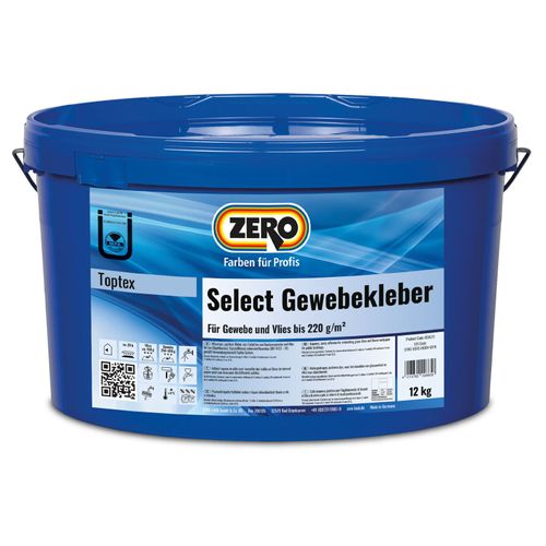 ZERO Select Gewebekleber transparent Vlies Glasfaser 12 kg