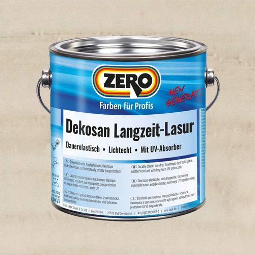 Dekosan Langzeit Lasur AF Holz Außen + Innen 750 ml ahorn