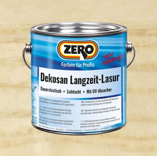 Dekosan Langzeit Lasur AF Holz Außen + Innen 750 ml buche
