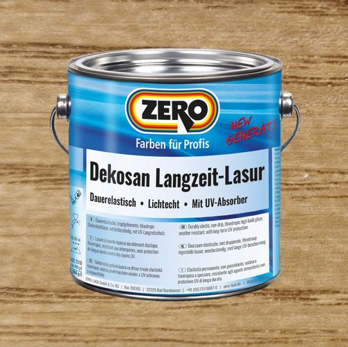 Dekosan Langzeit Lasur AF Holz Außen + Innen 750 ml walnuss