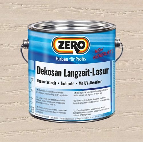 Dekosan Langzeit Lasur AF Holz Außen + Innen 750 ml weiß