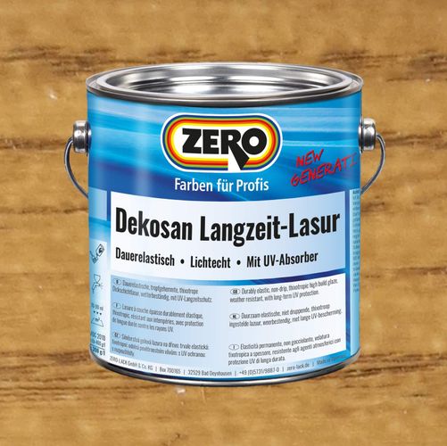 Dekosan Langzeit Lasur AF Holz Außen + Innen 750 ml eiche dunkel