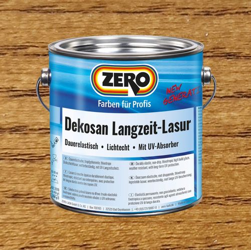 Dekosan Langzeit Lasur AF Holz Außen + Innen 750 ml teak