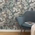 Vliestapete Blätter Floral Blau Grau Braun 10506-44 Raum 1