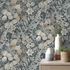 Vliestapete Blätter Floral Blau Grau Braun 10506-44 Zimmer 5