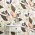 Vliestapete Floral Blumen Weiß Grün Creme 10508-05 Raum 5