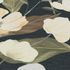 Vliestapete Floral Blumen Schwarz Creme Grün 10508-15 Detail 3