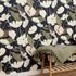 Vliestapete Floral Blumen Schwarz Creme Grün 10508-15 Zimmer 1